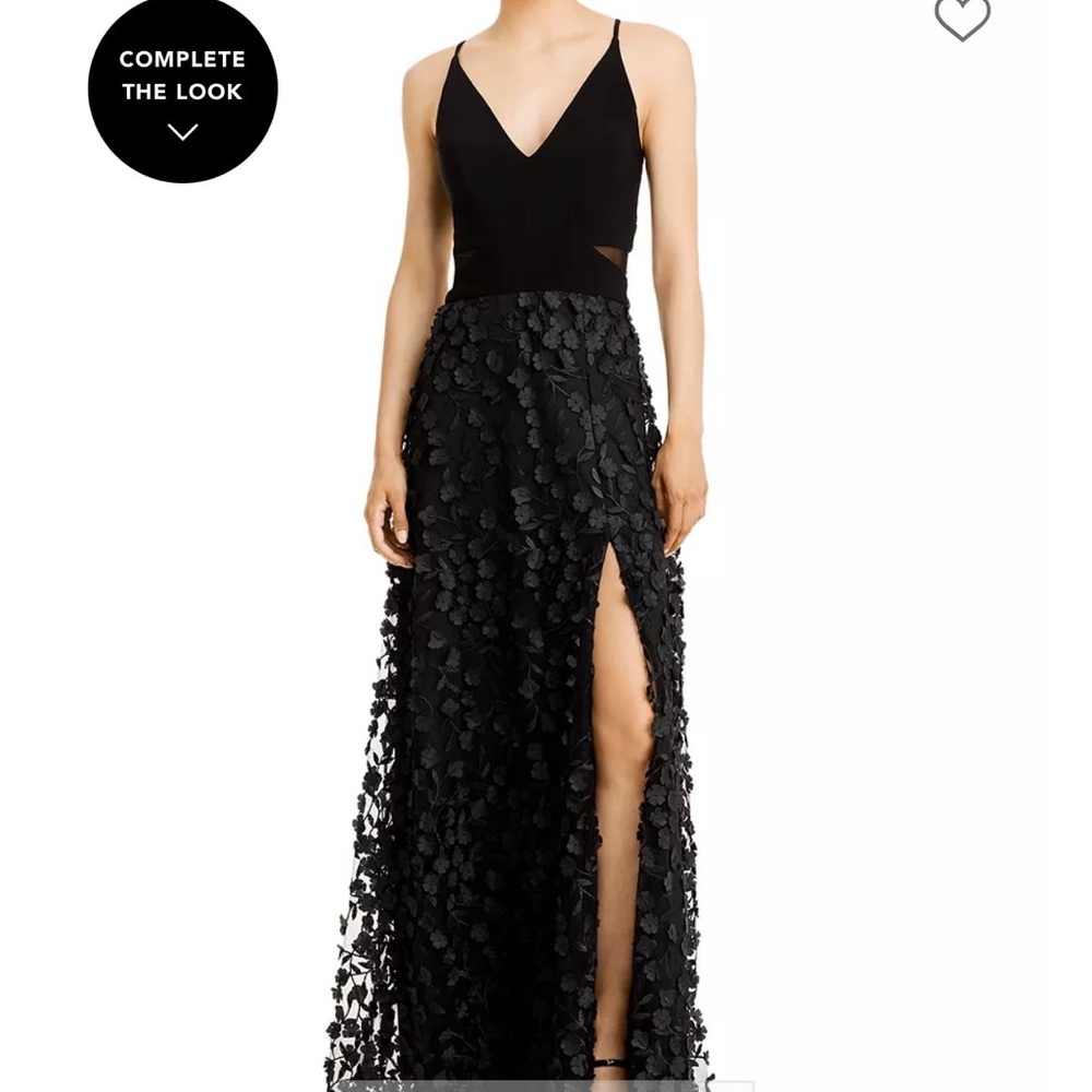 Aqua Black Maxi Dress